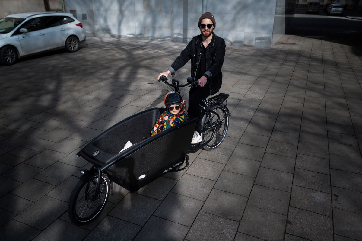 Příběhy a zkušenosti majitelů cargo kol: Tom, Ostrava