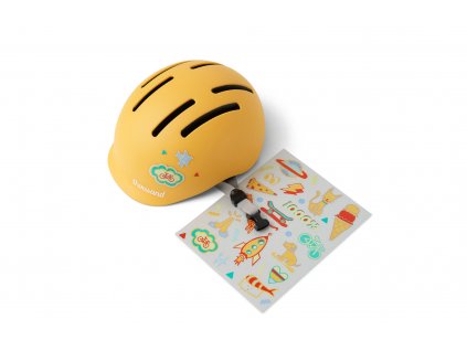 thousand toddler helmet Hello Yellow stik 1