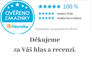 HEUREKA CERTIFIKÁT OVĚŘENO ZÁKAZNÍKY