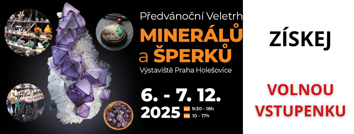 MINERÁLY PRAHA 6-7.12.2025 Praha holešovice