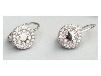 STŘÍBRNÉ NÁUŠNICE SE ZIRKONY HVĚZDA KRISTÝNKA K37<p style="text-align: center;"> <img src='https://cdn.myshoptet.com/usr/www.carloromani-shop.cz/user/documents/upload/BANERY GARANCE/BANERY 2020/3kolčka kopie kopie.png' alt="3kolčka kopie kopie"