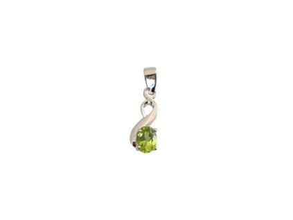 6534 2 stribrny prives s olivinem amalie