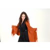 Pashmina Carlo Romani P49 (skořicově hnědá) modelka (2)