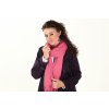 Pashmina Carlo Romani P83 (pastelově starorůžová) modelka (2)