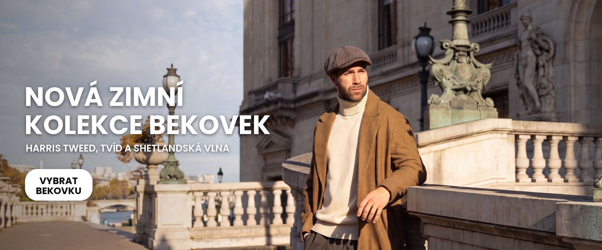 Nová zimní kolekce bekovek – Harris Tweed, tvíd a shetlandská vlna