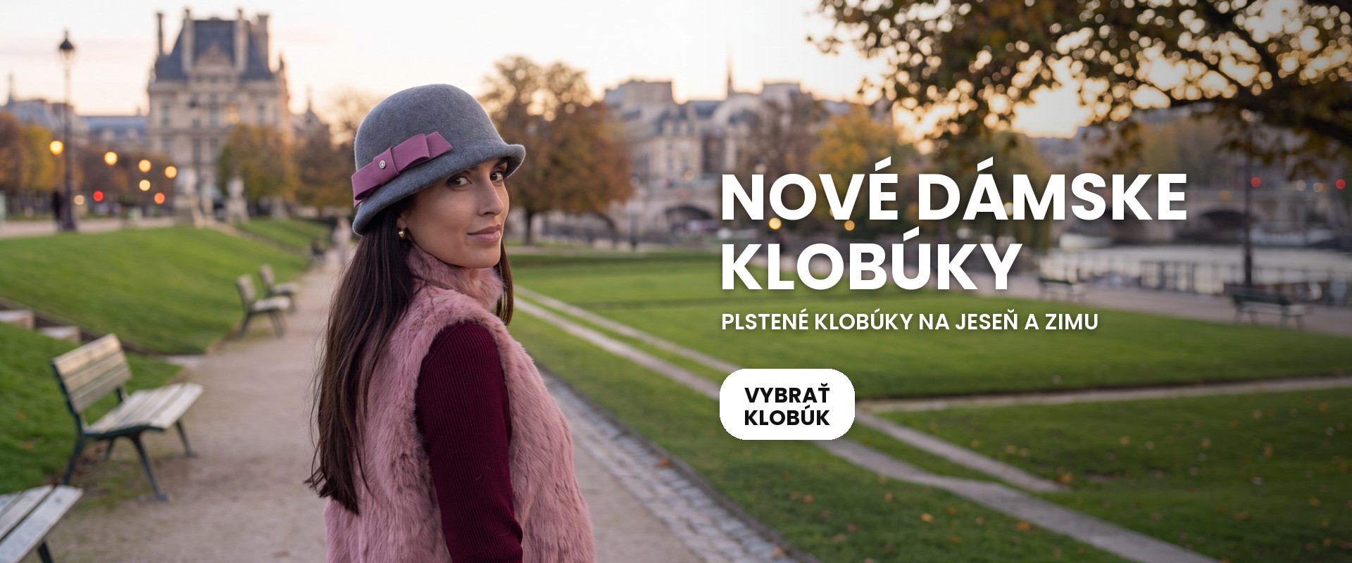 Nové dámske klobúky – plstené klobúky na jeseň a zimu