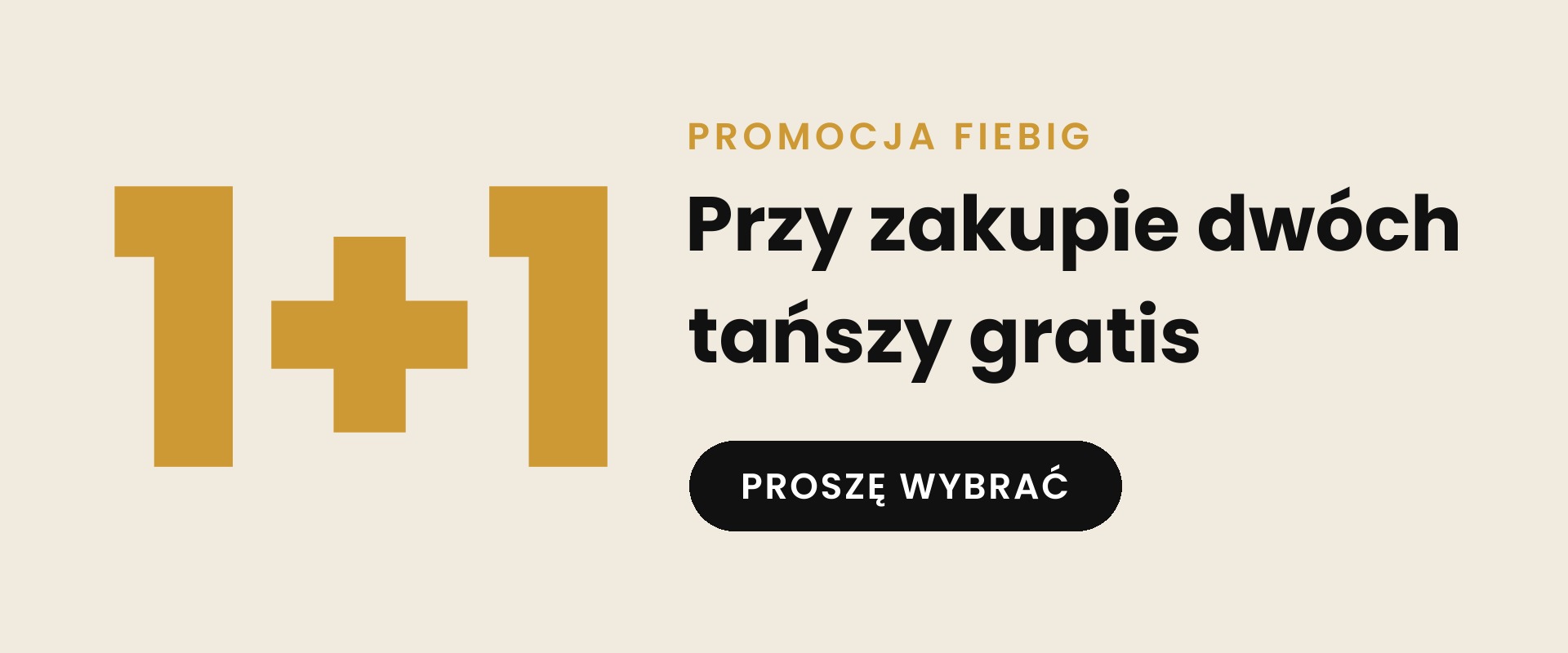 Promocja 1+1 Fiebig – przy zakupie dwóch tańszy gratis