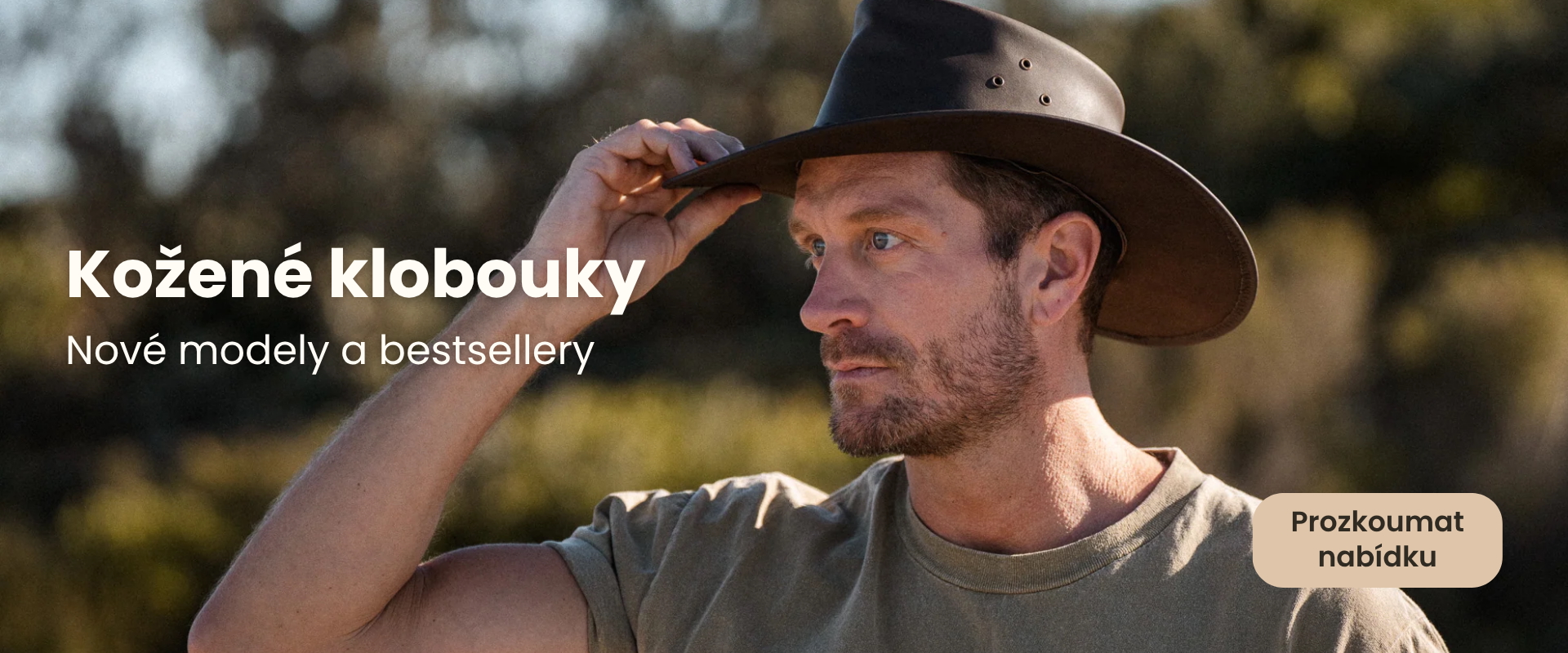 Kožené klobouky. Nové modely a bestsellery