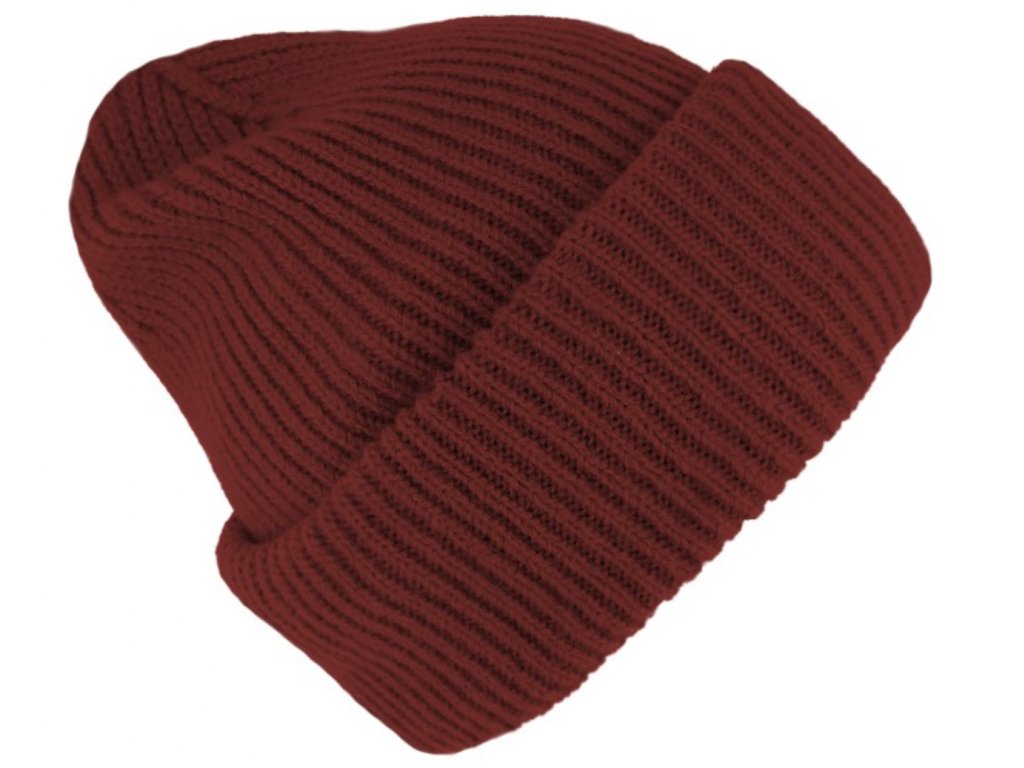 Objemná skořicová pletená zimní čepice - Fiebig - merino vlna a alpaka -  Carlsbad Hat Co.