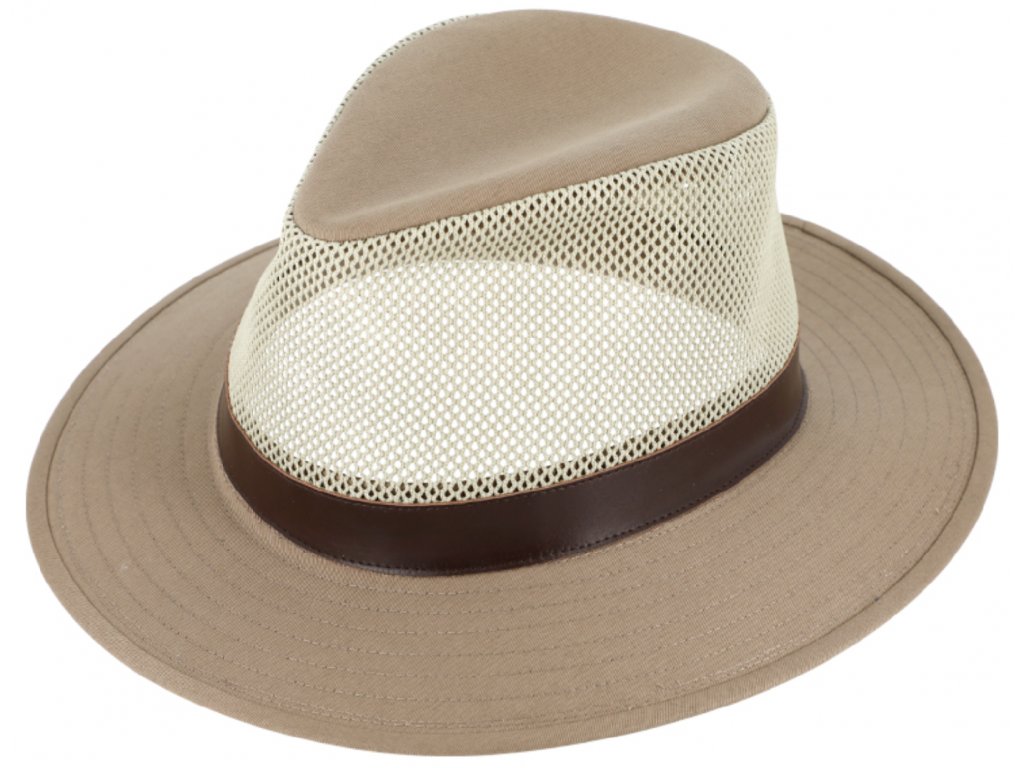 Letní bavlněný klobouk - bavlna - Safari