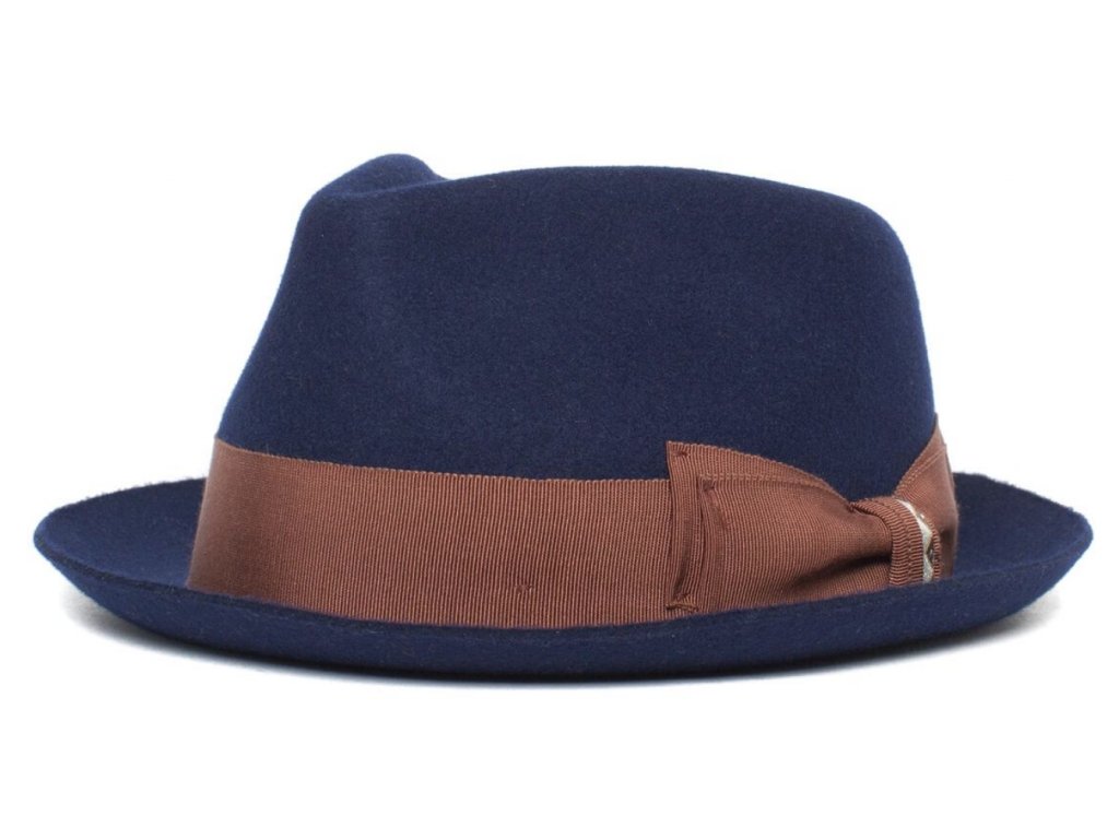 Modrý trilby  hat -  Goorin Bros Evergreen