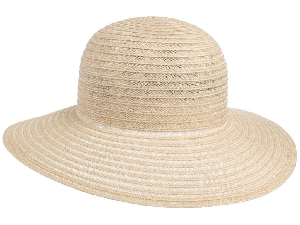 Dámský béžový slaměný letní klobouk - Floppy Mayser Janell