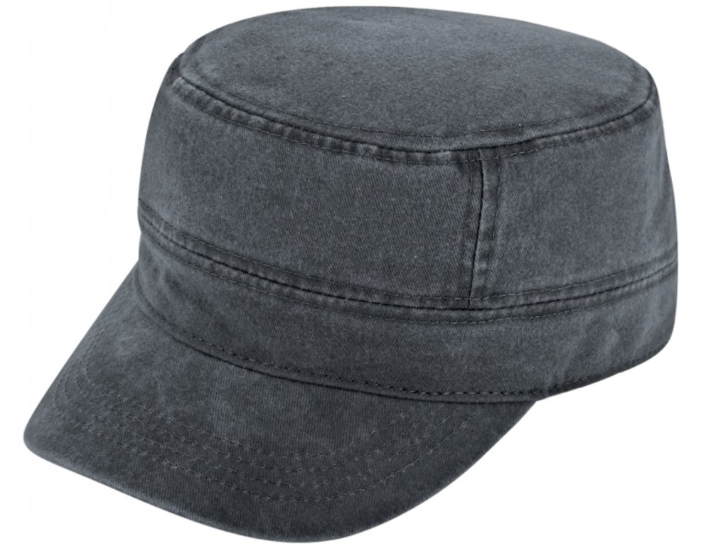 Vojenská kšiltovka šedá - Army Cap - sepraná bavlna