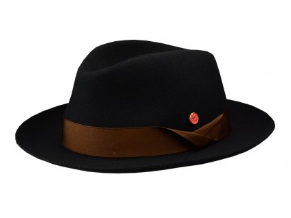 Luxusní černý klobouk Mayser - Samuel Mayser