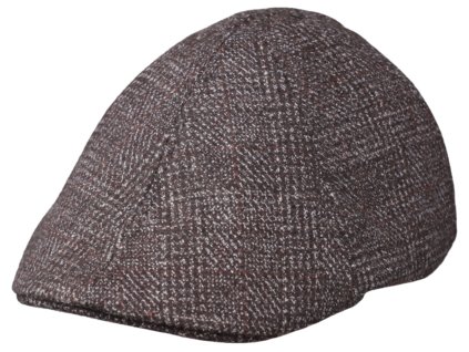 Pánská zimní hnědá bekovka - Fiebig since 1903 duck cap