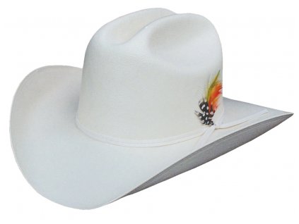 Westernový bílý klobouk - ARIZONA