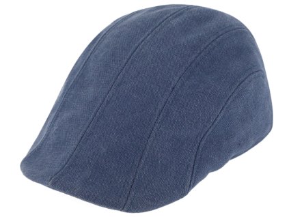 Retro bekovka duck cap od Fiebig - modrý kanvas