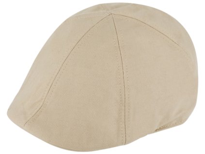Pánská béžová letní bekovka - Fiebig since 1903 duck cap