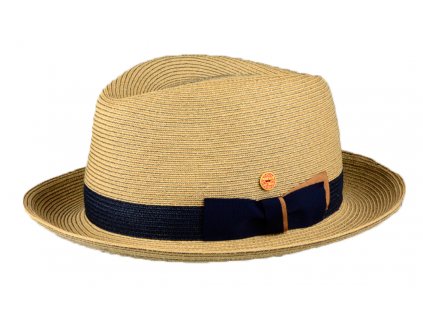 Slaměný crushable (nemačkavý) letní klobouk Fedora  - Mayser Samuel