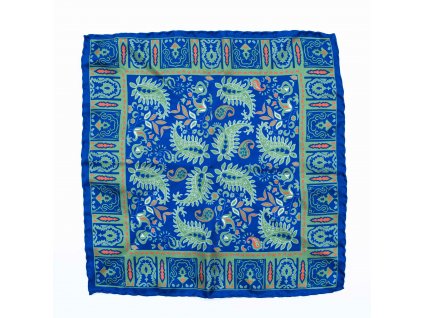 Pánský kapesníček do saka - Calabrese - 100 % hedvábí