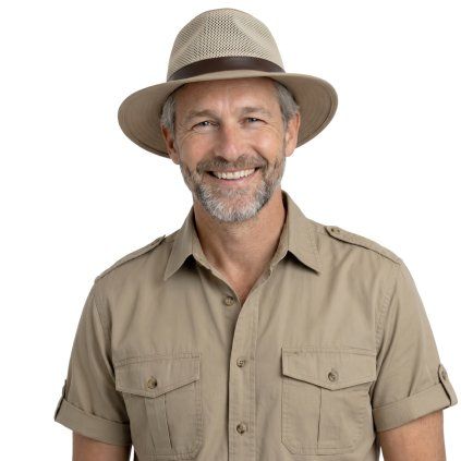 Letní bavlněný klobouk -  Safari