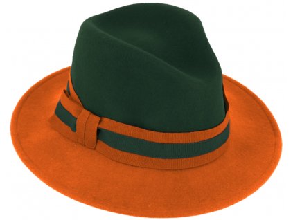 Dámský dvoubarevný plstěný klobouk od Fiebig - Aisha Tanne