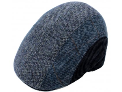 Zimní modrá pánská bekovka od Fiebig -  Driver Cap Fiebig