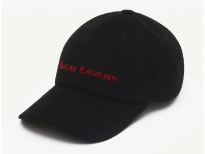 Vlněná černá kšiltovka Ruslan Baginskiy - Hand-embroidered Baseball Cap