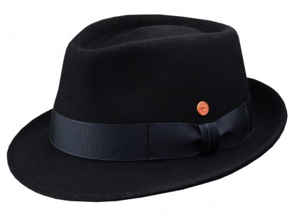Klasický modrý  klobouk Mayser -Troy Mayser