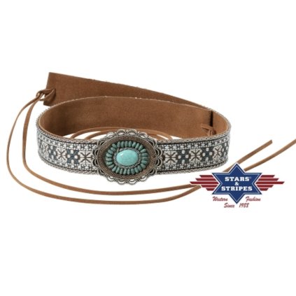 Přezka na klobouk - ozdobný pásek na klobouk