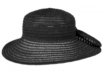 Dámský černý klobouk Cilia - Cloche Mayser
