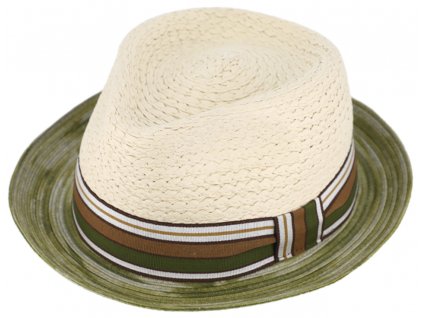 Letní zelený klobouk Trilby od Fiebig - Trilby Prayer