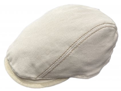 Bekovka driver cap od Fiebig bavlna - béžový kanvas