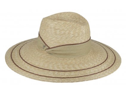 Dámský slaměný klobouk s velkou krempou - limitovaná kolekce Fléchet