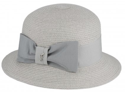 Dámský šedý letní klobouk Cloche - limitovaná kolekce Fléchet