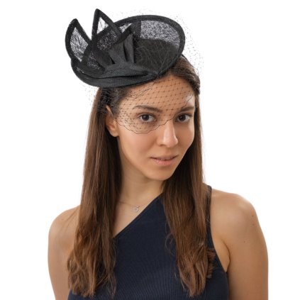 Fascinátor - černý