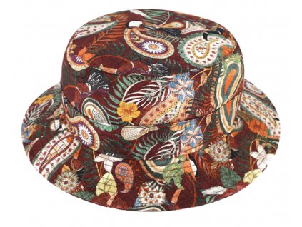 Bavlněný bucket - Paisley