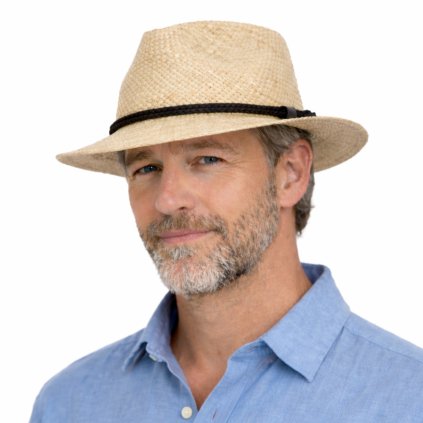 Slaměný klobouk od Fiebig - Bogart