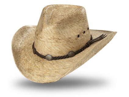 Westernový letní slaměný klobouk - Aiden