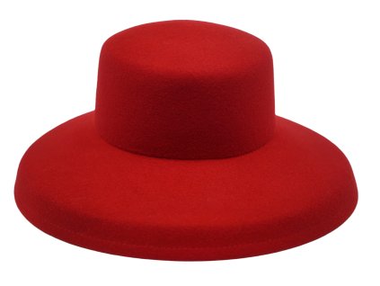 Dámský červený plstěný klobouk Tiffany - Mayser