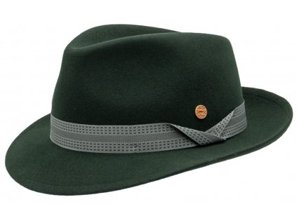 Cestovní nemačkavý voděodolný zelený klobouk Mayser - Maleo Mayser