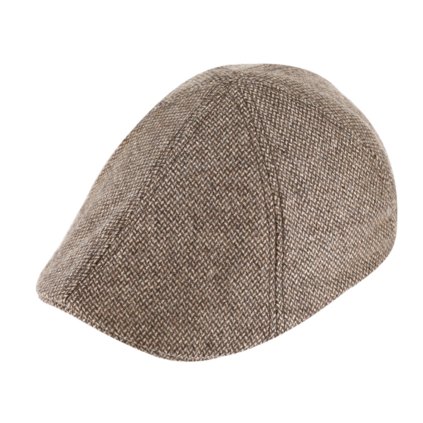 Pánská zimní hnědá bekovka - Fiebig since 1903 duck cap