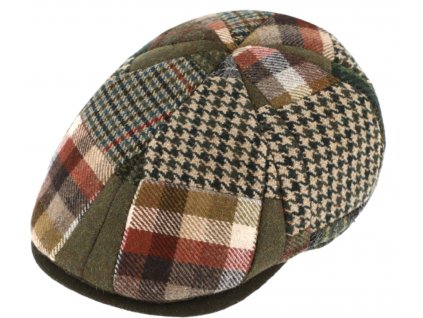 Gatsby bekovka od Fiebig - Vlna / 6-Panel Cap  Gatsby Patchwork Bakerboy