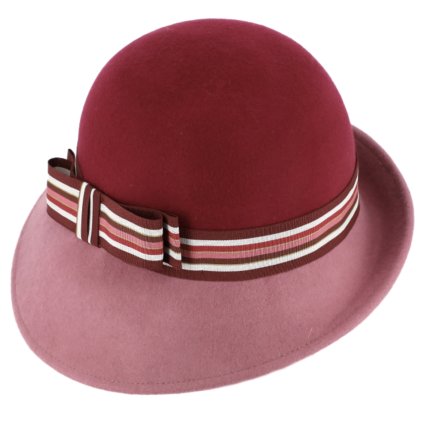 Dámský plstěný klobouček Cloche - Fiebig