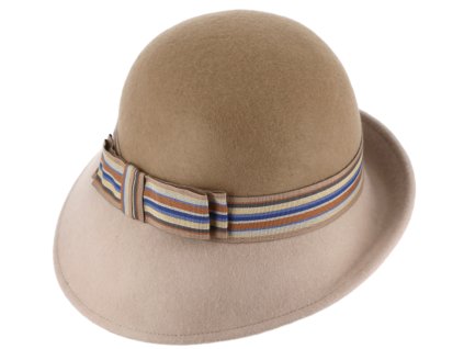 Dámský plstěný klobouček Cloche - Fiebig