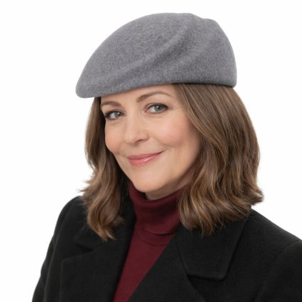 Dámská šedá plstěná lodička - bekovka -  Seeberger