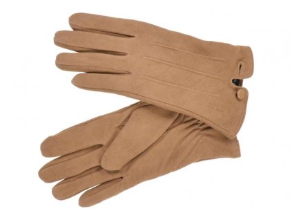 Dámské zimní semišové rukavice s teplou vlněnou podšívkou
