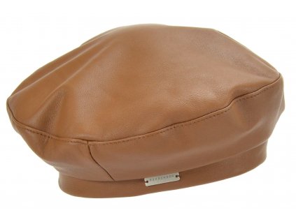 Kožený Camel baret - Basque Leather