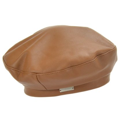 Kožený Camel baret - Basque Leather