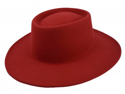 Dámský červený klobouk Amber - Mayser